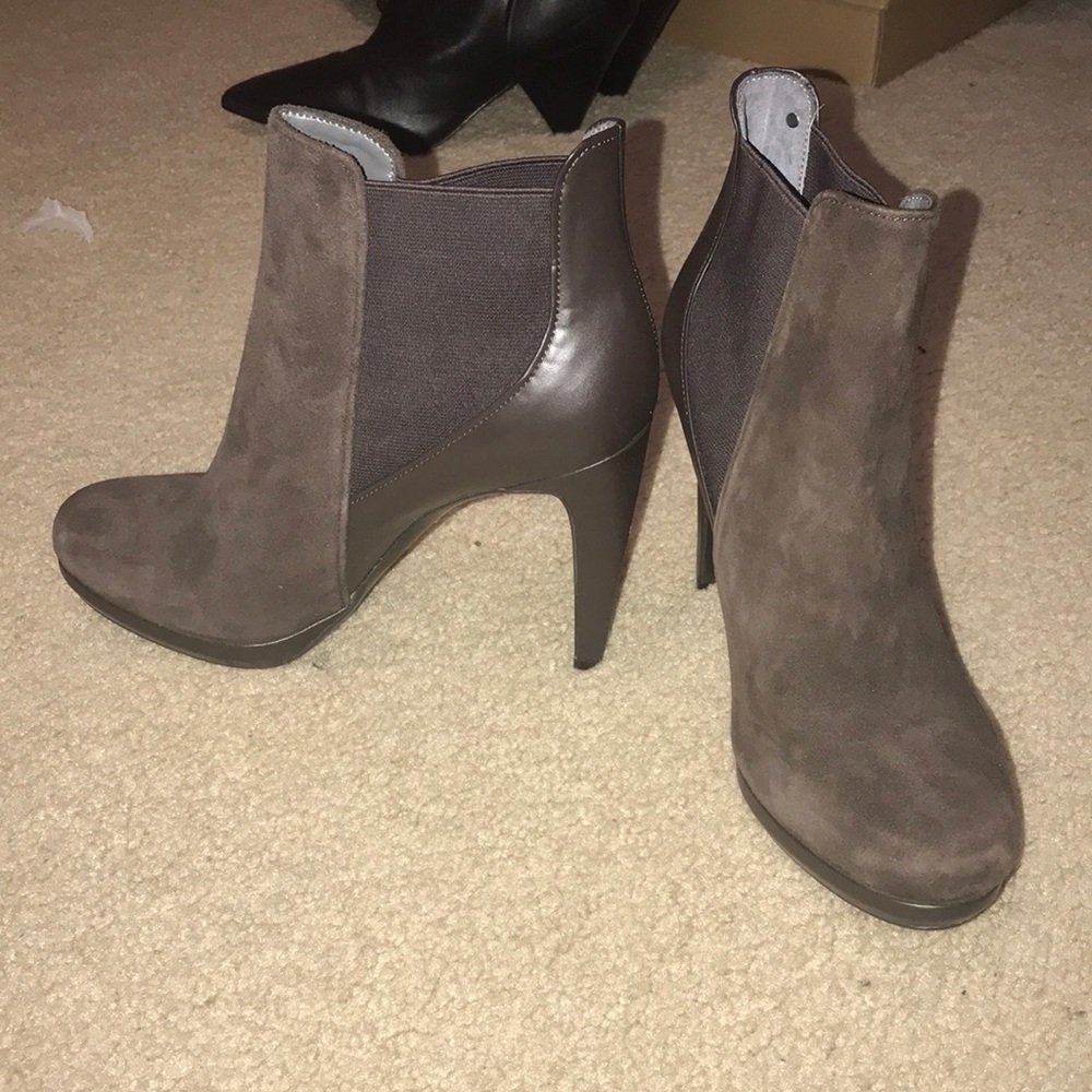 Choclate Brown Real suede  Calvin’s Klein booti…